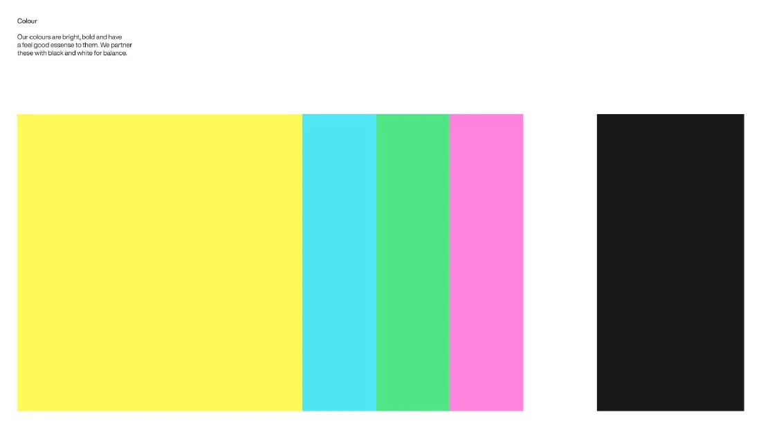 It's Your Shout colour palette