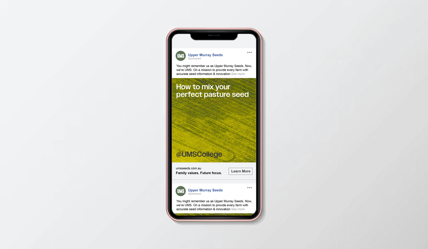 UMS College social advertising campaign