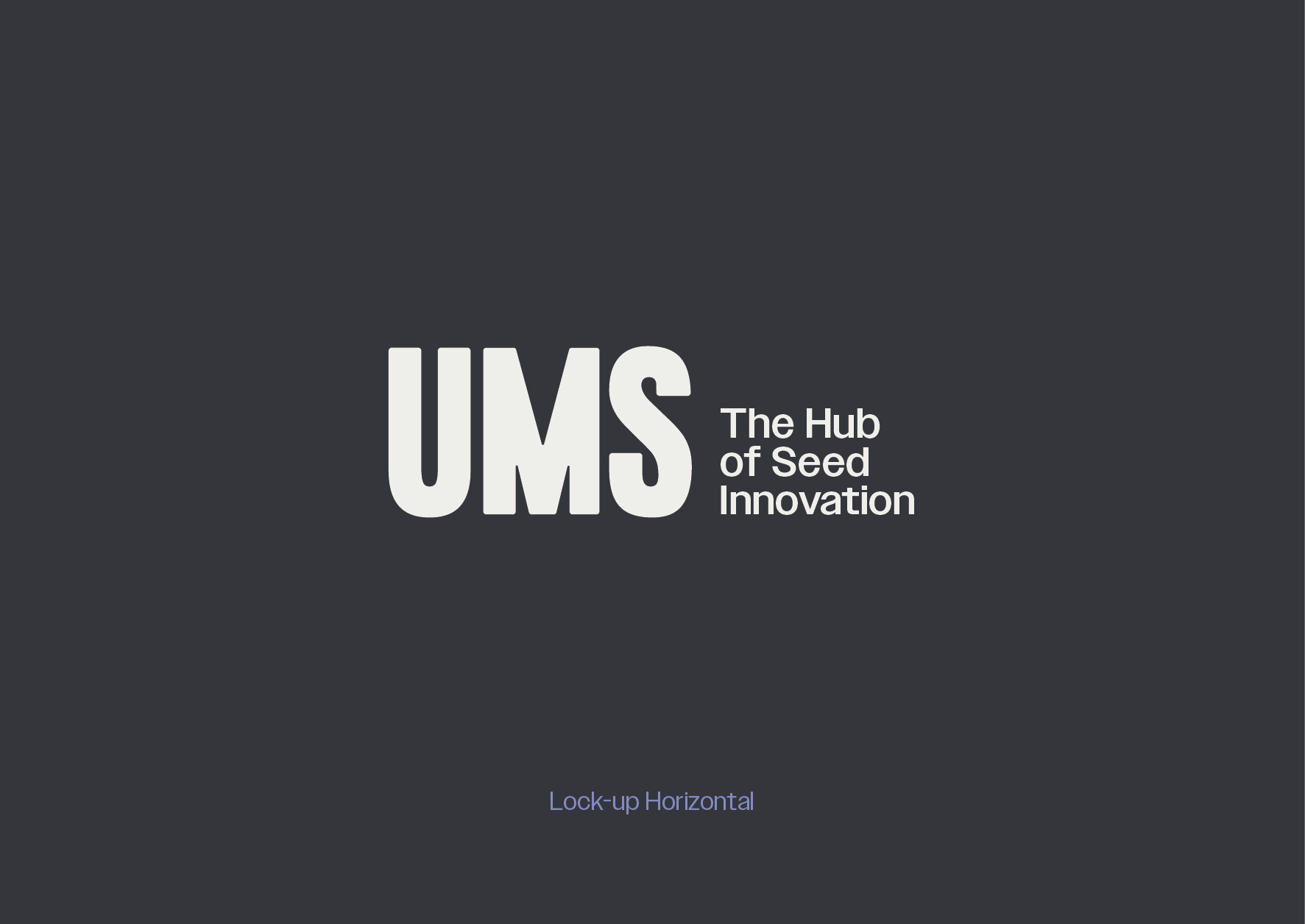 UMS - The Hub of Seed Innovation brand lock-up